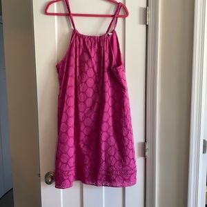 Petite Large Crown & Ivy Pink Dress